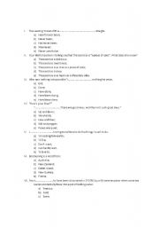 English worksheet: Worksheet