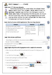 English Worksheet: 8 TH Form (Full-Term ) Term 1 (part2)