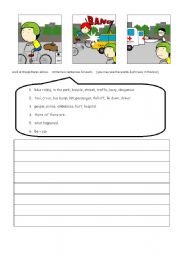 English Worksheet: Accident