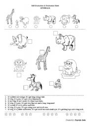 English Worksheet: Wild Animals