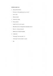 English Worksheet: nice to meet you