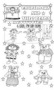 English Worksheet: GOLDILOCKS AND THE 3 BEARS/ ACTIVITIES/ PART 3