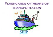 English Worksheet: Means of Transportation 2/5