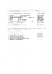 English worksheet: Passive Voice Work sheet