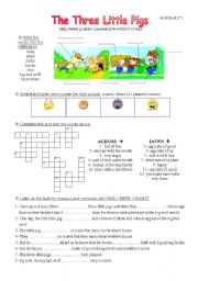 English Worksheet: The Three Little Pigs