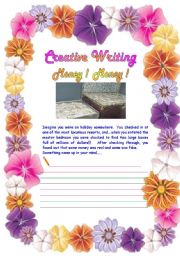 English Worksheet: Creative Writing 07