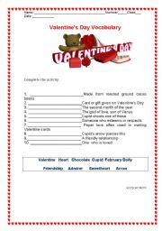 English Worksheet: St.ValentineDay