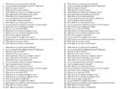 English Worksheet: speaking
