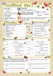 English Worksheet: Conditional Sentences type 2