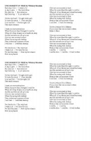 English worksheet: Listening Song