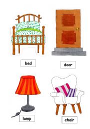 furniture - ESL worksheet by Annabanana06