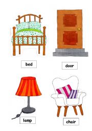 English Worksheet: furniture