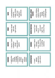 English Worksheet: Jobs game