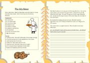 English Worksheet: The Silly Baker - Should have done