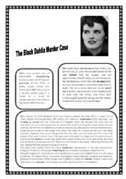 The Black Dahlia Murder Case Reading Comprehension