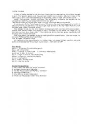 English worksheet: present perfect readng