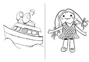 English Worksheet: Toys - flashcards (2 of 2)