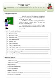 revison worksheet