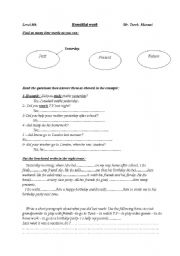 English worksheet: grammar 
