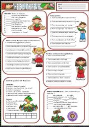 English Worksheet: THERE TO BE