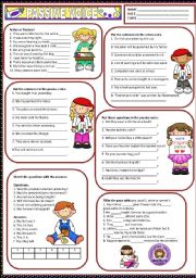 English Worksheet: PASSIVE VOICE