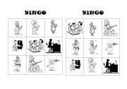 English Worksheet: bingo jobs 