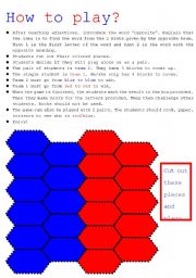 English Worksheet: Blockbusters: How to  play?
