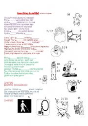 English Worksheet: Something beautiful by Robbie Williams