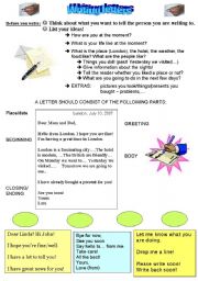 English Worksheet: How to write a letter