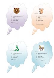 English worksheet: Find someone who - animals 