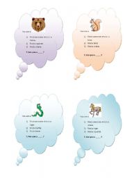 English Worksheet: Find someone who - animals 