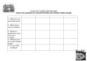 English worksheet: Food and Drink Questionnaire