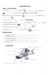 English Worksheet: Winnie the witch flies again