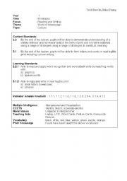English Worksheet: colours