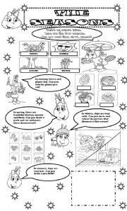 English Worksheet: THE SEASONS FOR KINDERGARDEN