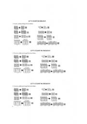 English worksheet: numbers