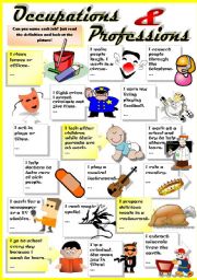 English Worksheet: JOBS