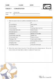English Worksheet: Old and New