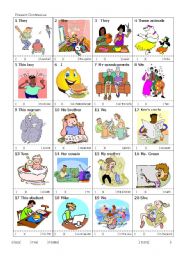 English Worksheet: Present Continuous