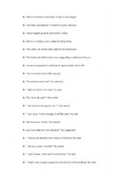 English Worksheet: mixed grammar exerc.passive,conditional,reporter for bach