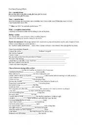 English Worksheet: Since/for/during Practice: Explanation + worksheet