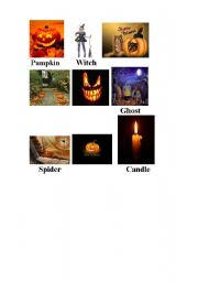 English worksheet: Halloween