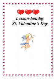 English Worksheet: St. Valentines Day