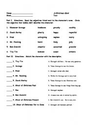 English worksheet: 