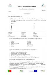 ten things I hate about you worksheet