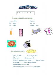 English Worksheet: SPELLING CHECK