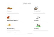 English Worksheet: All About Me Web