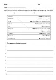 English worksheet: Subject verb agreement