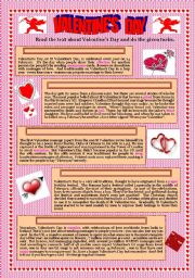 Valentines Day (2)- text and activities