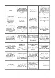 English Worksheet: film game